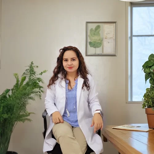 Psicóloga Fabiana Galdámez, especialista en terapia en línea, sesión, terapéutico